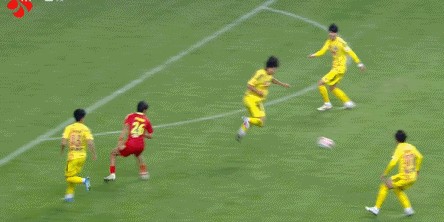 南通队0-0徐州队，李贤成定位球造险
